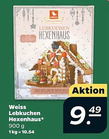 Weiss Lebkuchen Hexenhaus