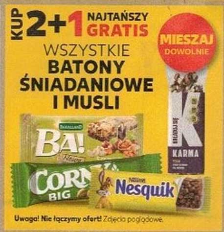 WSZYSTKIE BATONY ŚNIADANIOWE I MUSLI