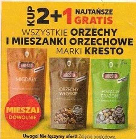 WSZYSTKIE ORZECHY I MIESZANKI ORZECHOWE MARKI KRESTO