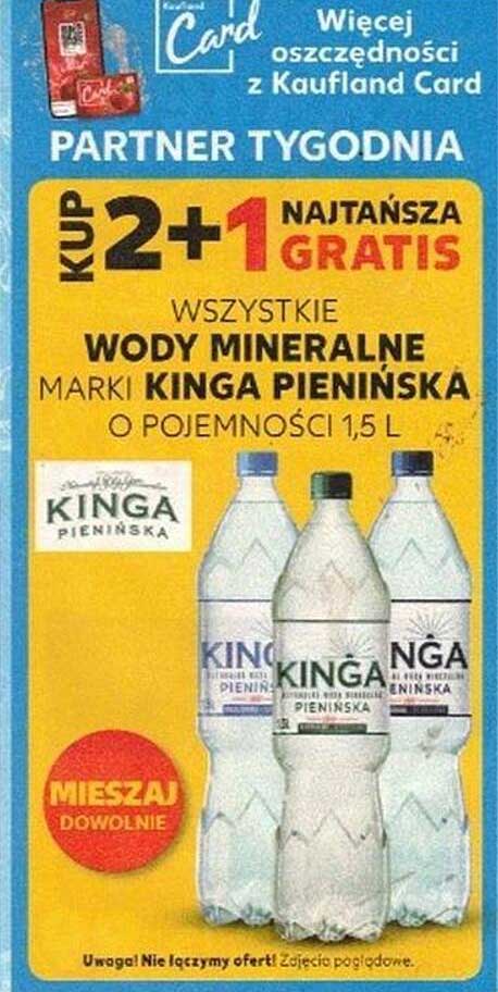 WSZYSTKIE WODY MINERALNE MARKI KINGA PIENIŃSKA