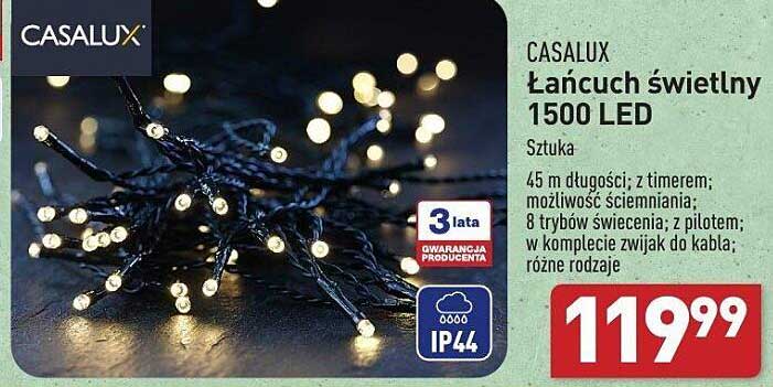 CASALUX Łańcuch świetlny 1500 LED