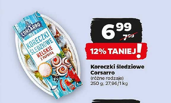 Koreczki śledziowe Corsarro