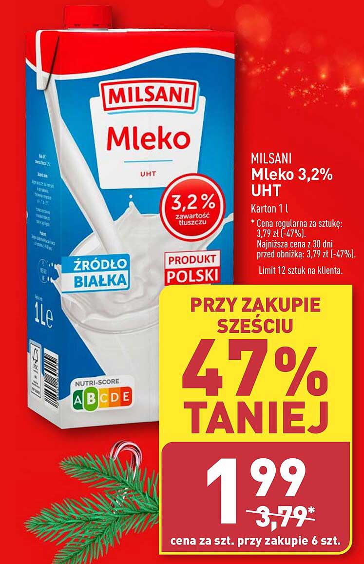 MILSANI Mleko 3,2% UHT