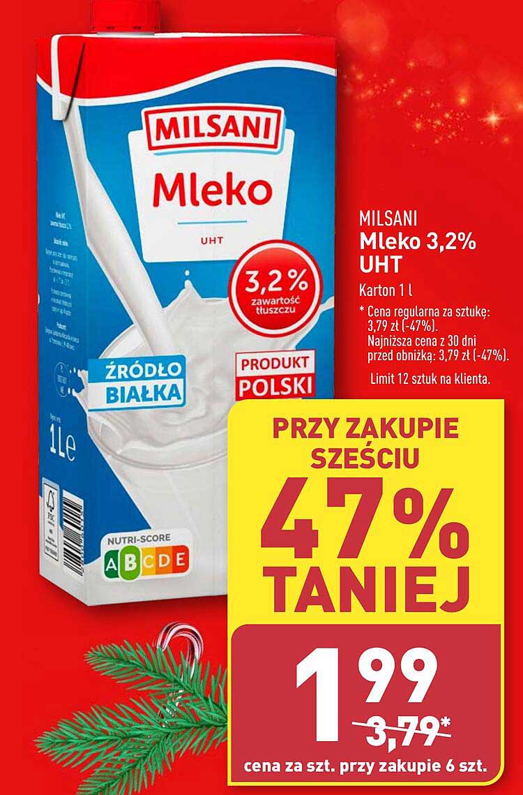 Milsani Mleko 3,2% UHT