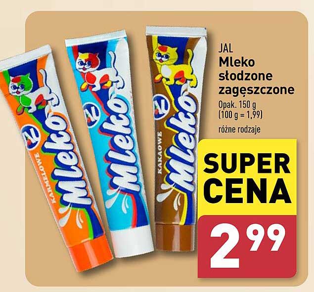 Mleko słodzone zagęszczone