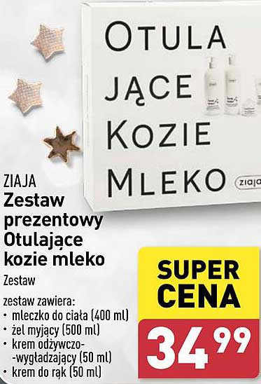 ZIAJA Zestaw prezentowy Otulające kozie mleko