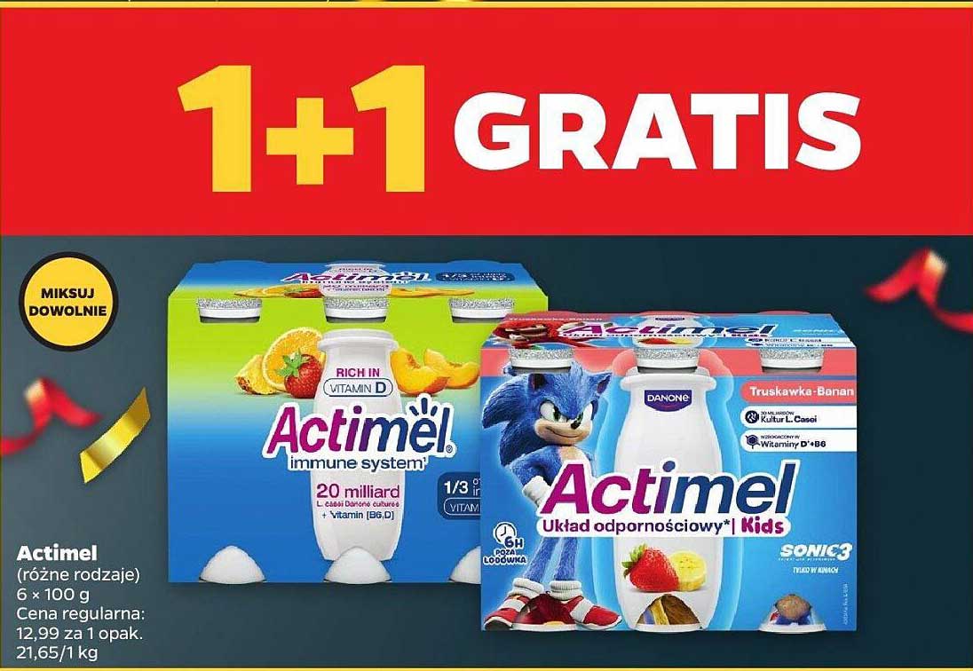 Actimel (różne rodzaje)