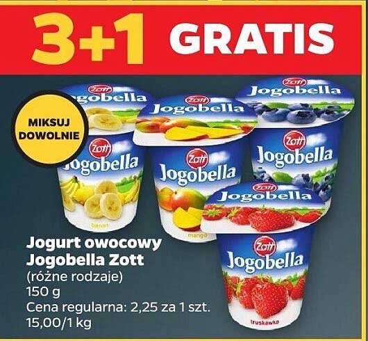 Jogurt owocowy Jogobella Zott