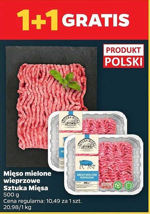 Mięso mielone wieprzowe Sztuka Mięsa