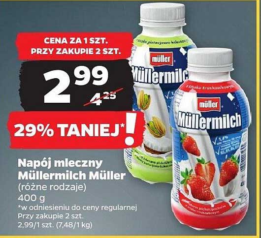 Napój mleczny Müllermilch Müller