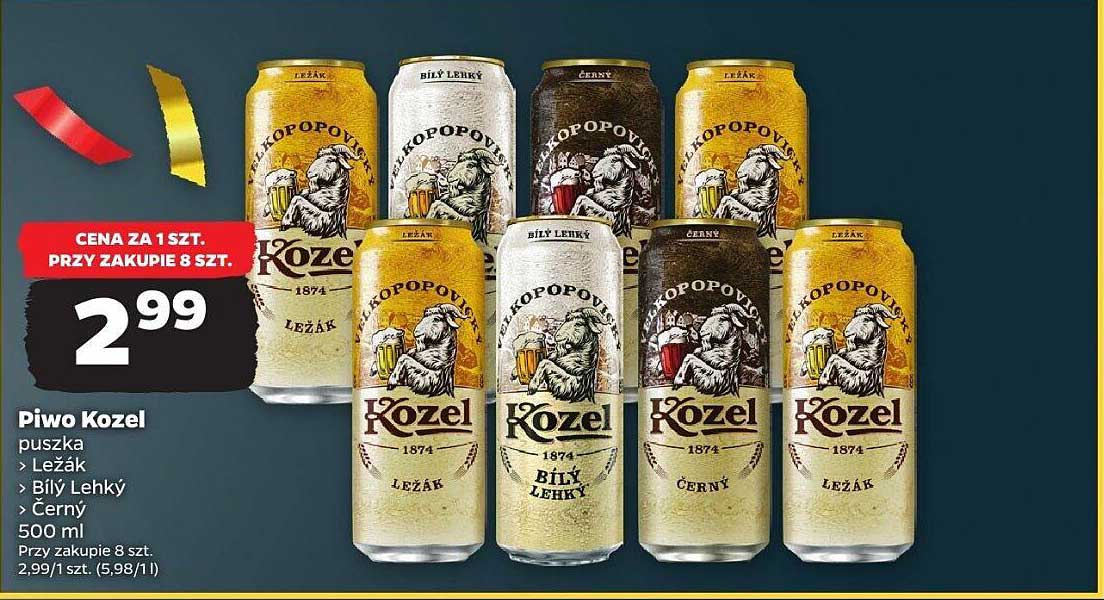 Piwo Kozel puszka