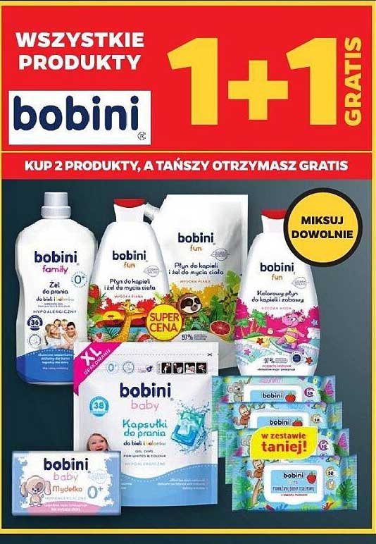 Wszystkie produkty bobini 1+1 GRATIS