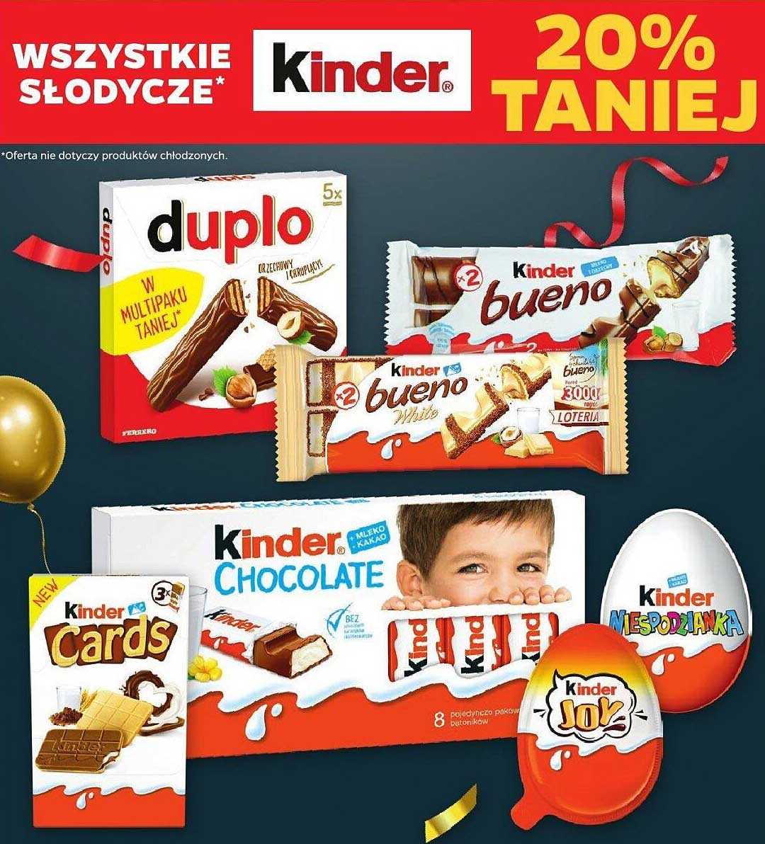 Wszystkie słodycze* Kinder