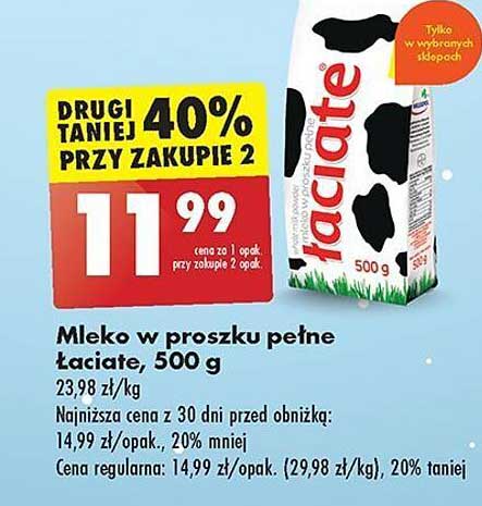 Mleko w proszku pełne Łaciate, 500 g