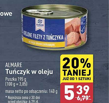 ALMARE Tuńczyk w oleju