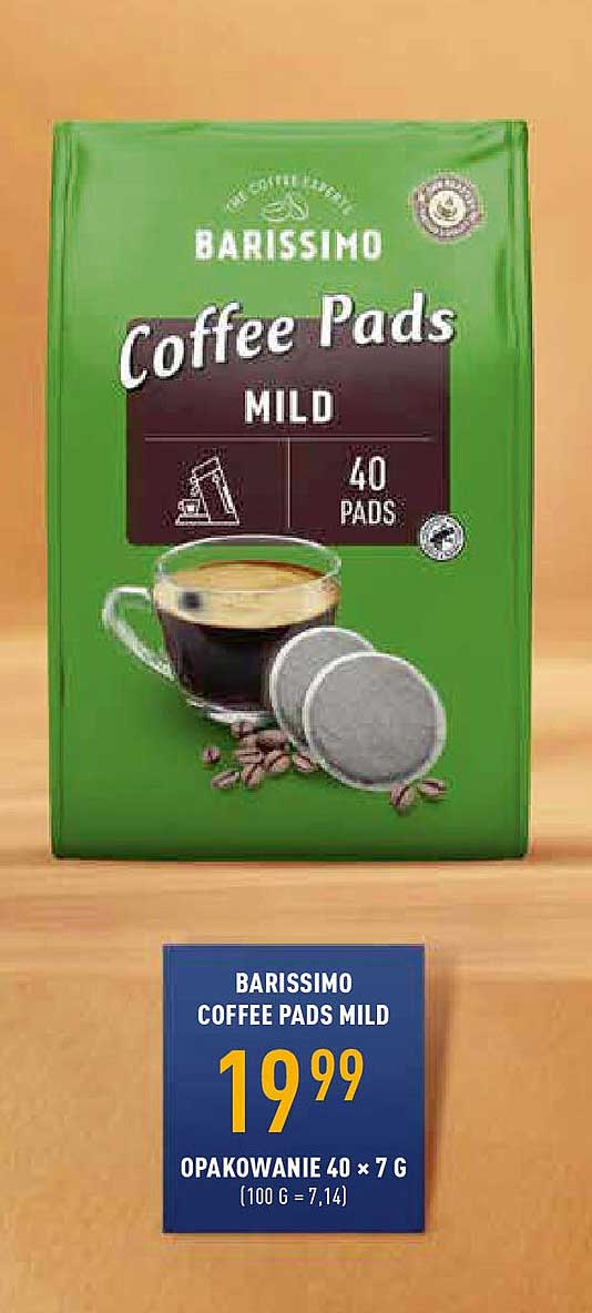 BARISSIMO COFFEE PADS MILD