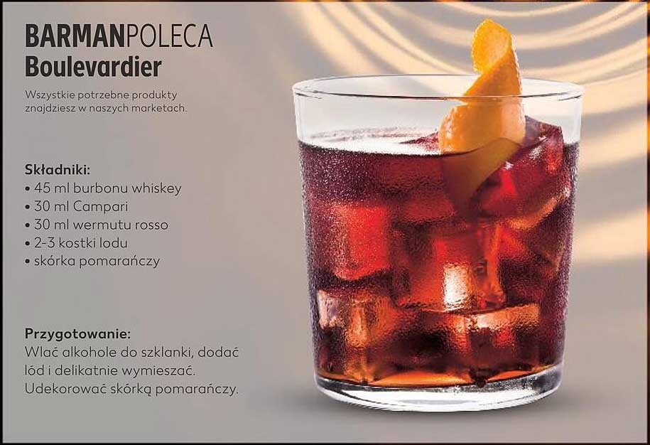 BARMAN POLECA Boulevardier