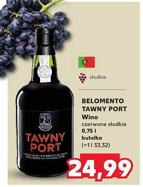 BELIMENTO TAWNY PORT Wino czerwone słodkie