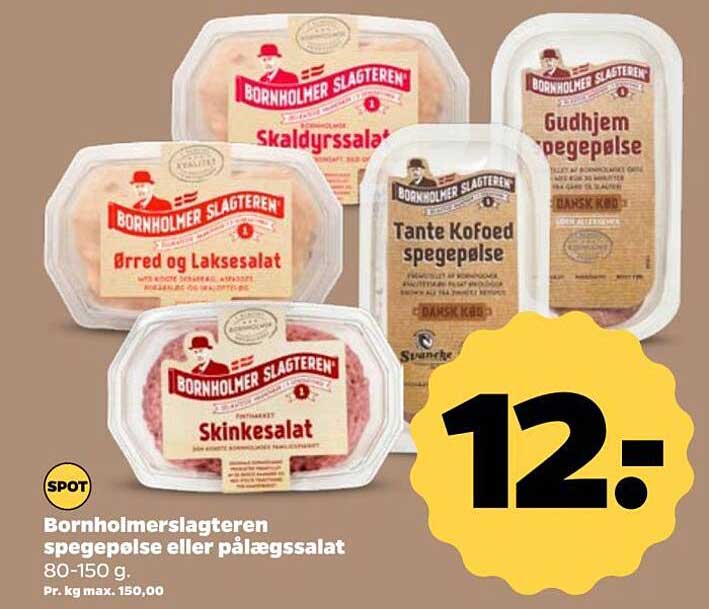 Bornholmerslagteren spegepelse eller pålægsalat