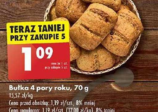 Bułka 4 pory roku, 70 g