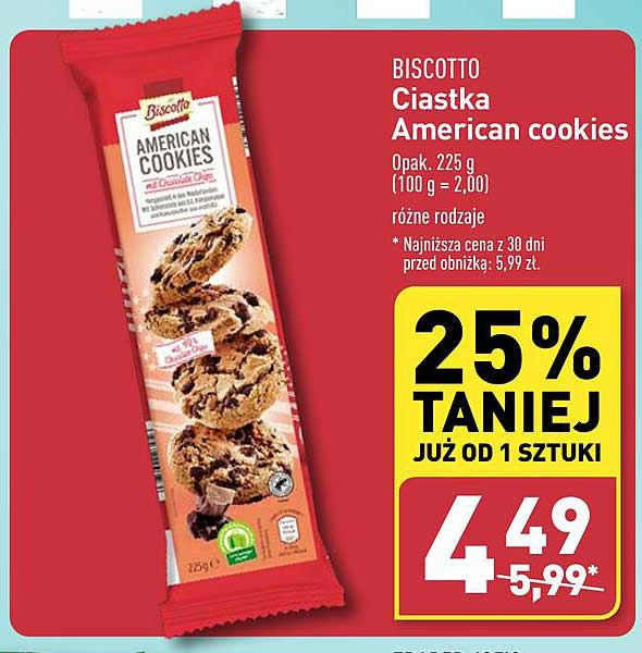 Ciastka American cookies