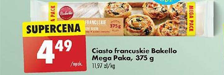 Ciasto francuskie Bakello Mega Paka