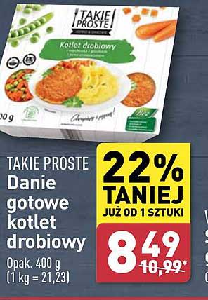 Danie gotowe kotlet drobiowy