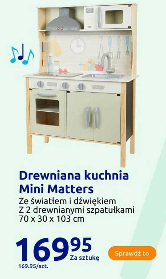 Drewniana kuchnia Mini Matters