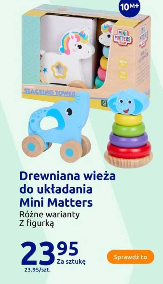 Drewniana wieża do układania Mini Matters