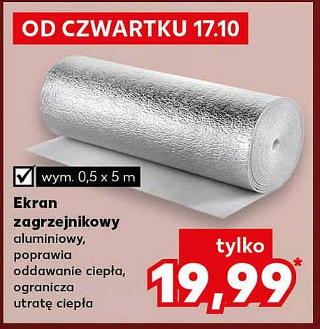 Ekran grzejnika aluminiowy