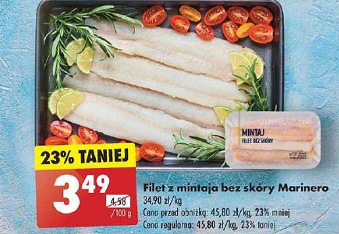 Filet z mintaja bez skóry Marinero