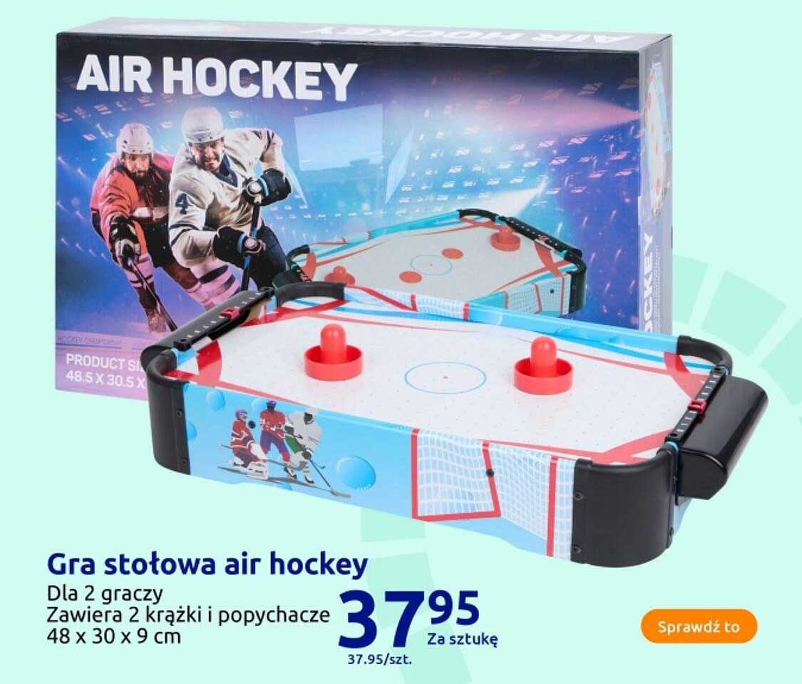 Gra stołowa air hockey