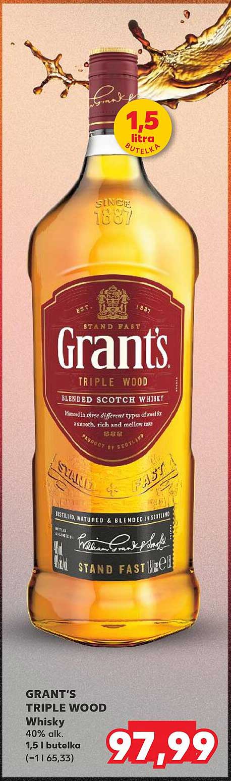 GRANT'S TRIPLE WOOD Whisky