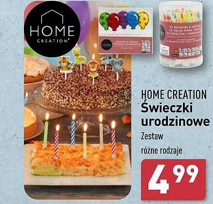 HOME CREATION Świeczki urodzinowe