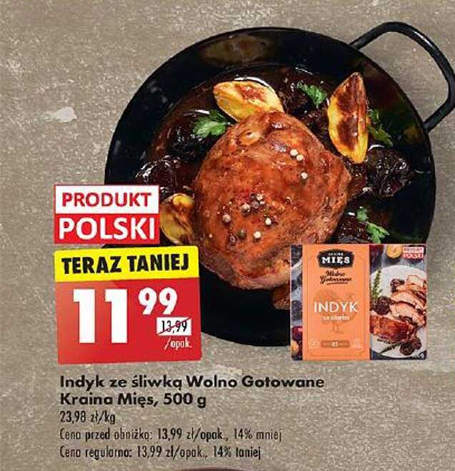 Indyk ze śliwką Wolno Gotowane Kraina Mięs, 500 g