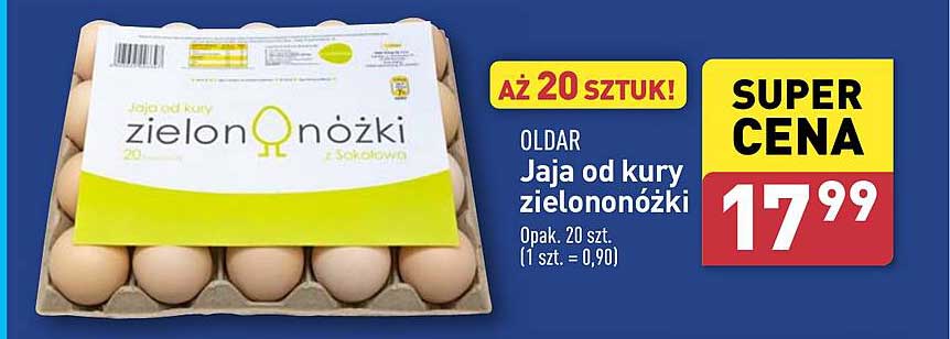 Jaja od kury zielonóżki