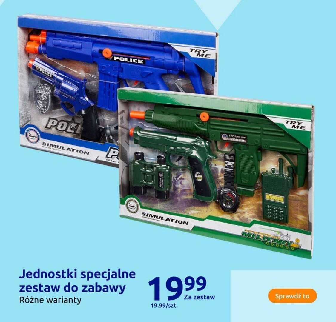 Jednostki specjalne zestaw do zabawy