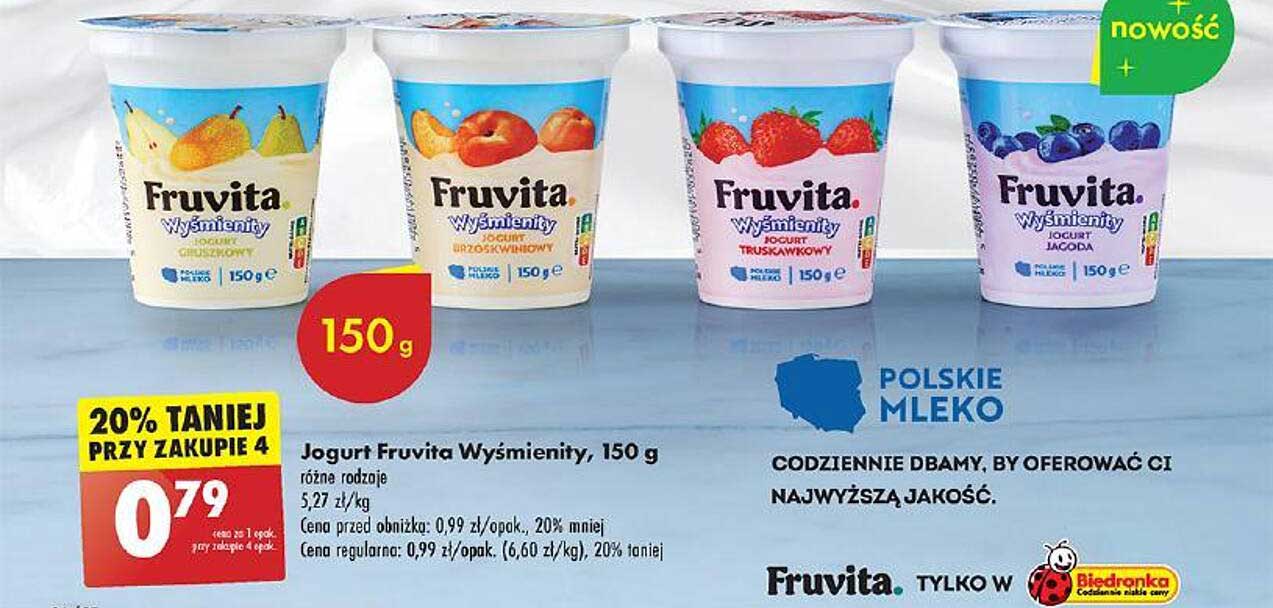 Jogurt Fruvita Wyśmienity, 150 g