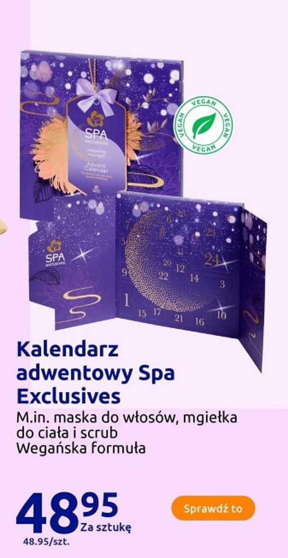 Kalendarz adwentowy Spa Exclusives