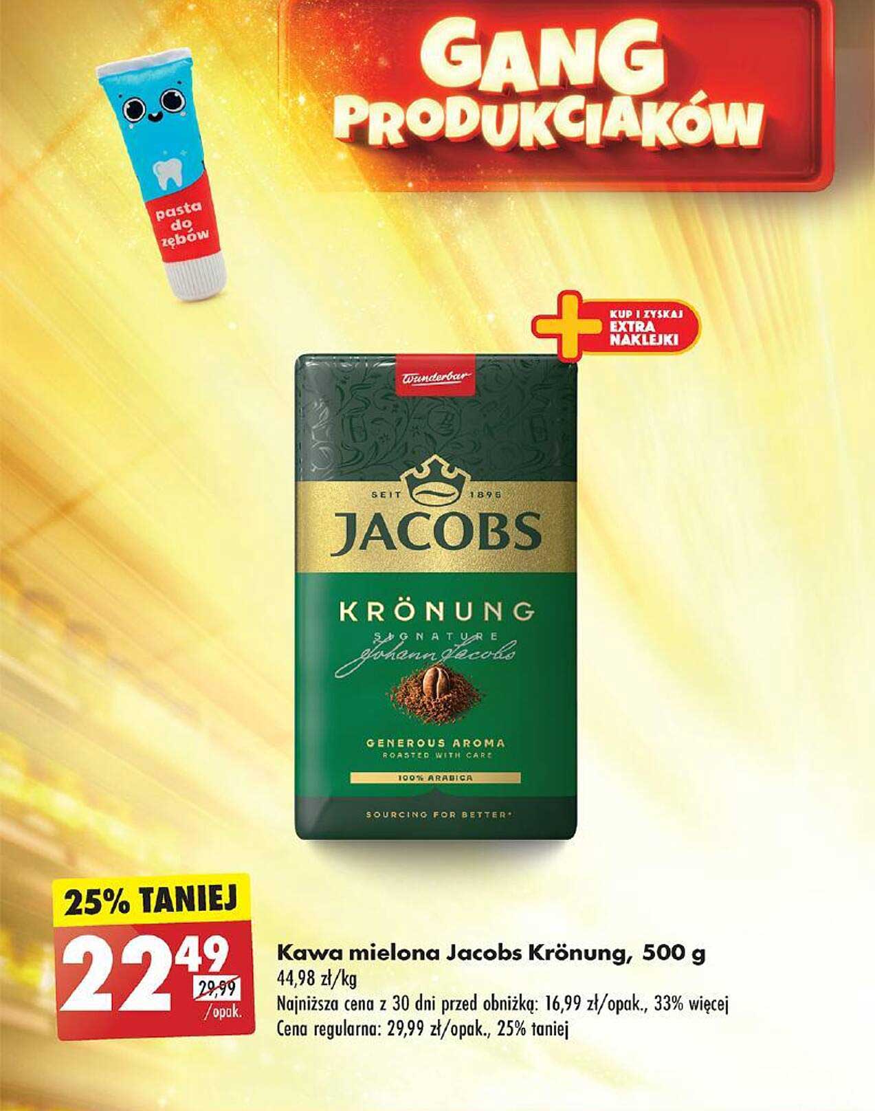 Kawa mielona Jacobs Krönung, 500 g