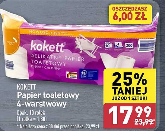 KOKETT Papier toaletowy 4-warstwowy