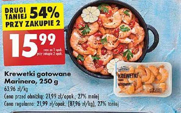 Krewetki gotowane Marimero, 250 g