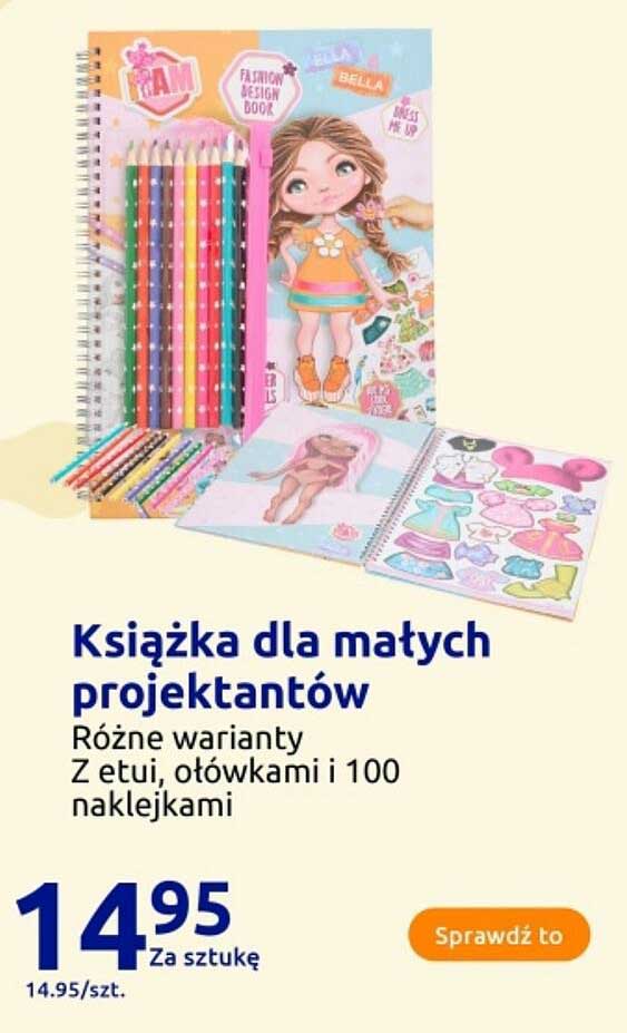 Książka dla małych projektantów