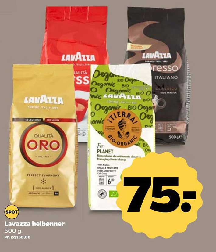 Lavazza helbønner