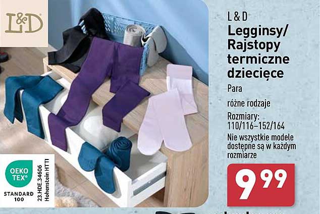 Legginsy/Rajstopy termiczne dziecięce