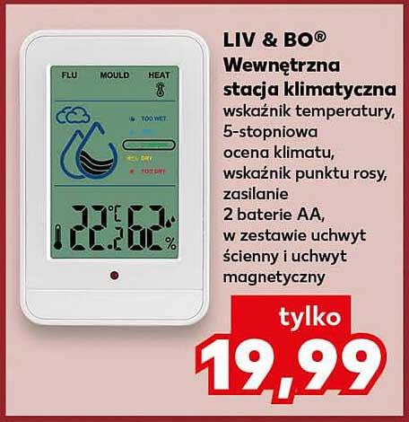 LIV & BO® Wewnętrzna stacja klimatyczna