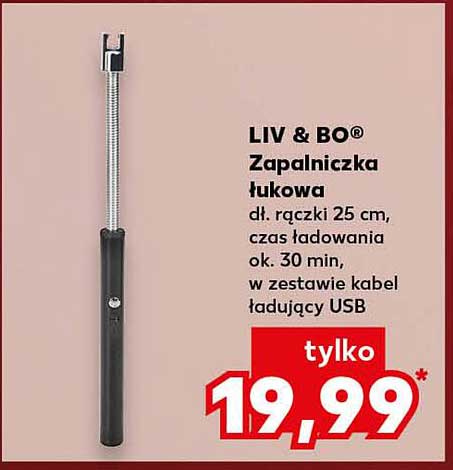 LIV & BO® Zapalniczka łukowa