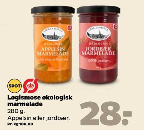 Logismose ekologisk marmelade