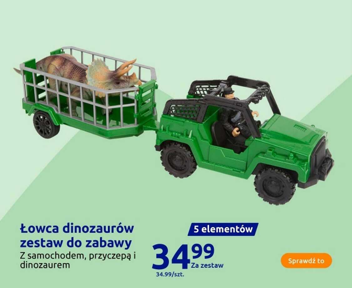 Łowca dinozaurów zestaw do zabawy