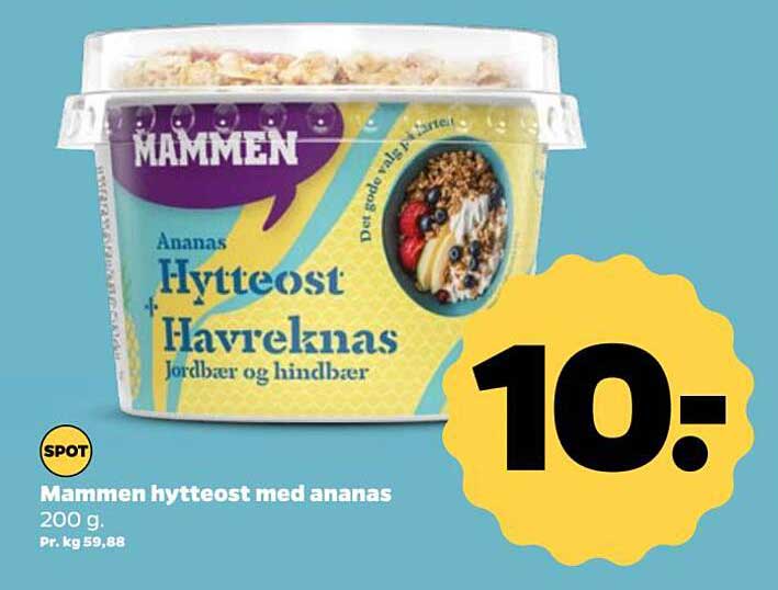 Mammen hytteost med ananas